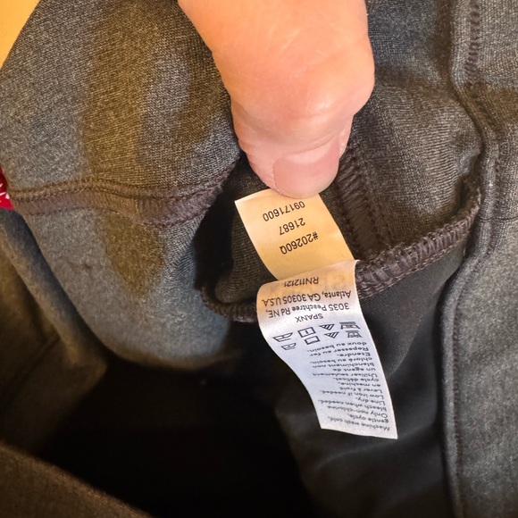 SPANX GREY CROPPED BOOT/FLARE LEG PONTE PANT LARGE PETITE - Picture 7 of 9